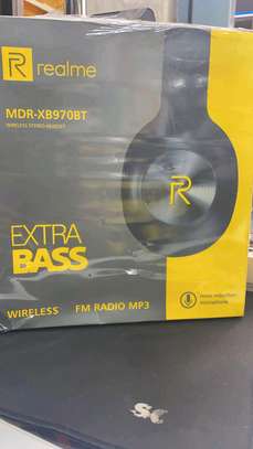 Realme MDR-XB970BT Bluetooth Headphone HiFi Music image 1