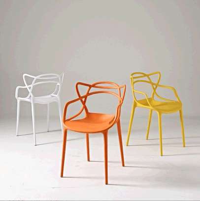 Chair: Twig Plastic Chair, Stackable Design, Bistro Style image 2