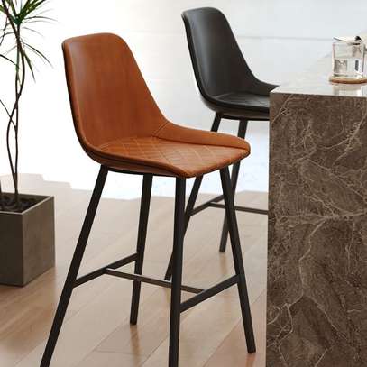 Bar Stools: Fixed Reception Office Stool With Long Legs image 1