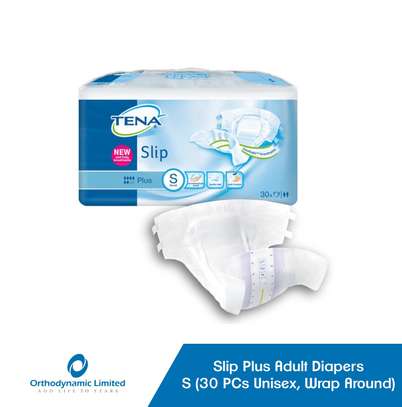 Tena Slip Plus Diapers-Large Pack of 10 (Unisex, wrap around) image 4