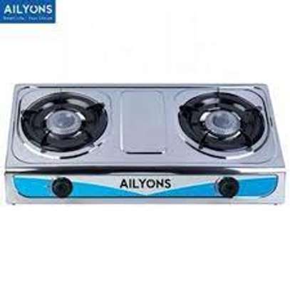 AILYONS Stainless Steel  Double Burner Gas Cooker image 1