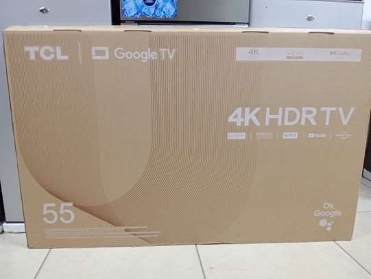 TCL 55" smart UHD 4k google tv image 1