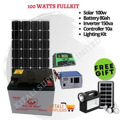 Sunnypex Solar Fullkit 100watts With Free Lighting Kit image 1