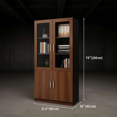 Office Cabinets: 2 Door Advanced Office Cabinet With Glass image 4