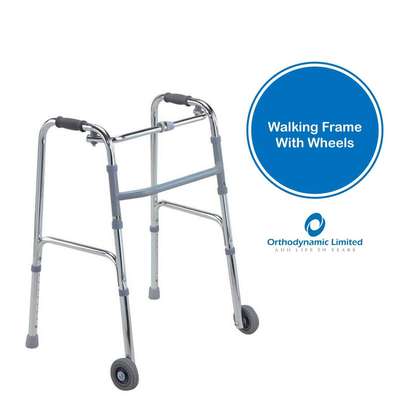 Walking Frame with wheels image 1