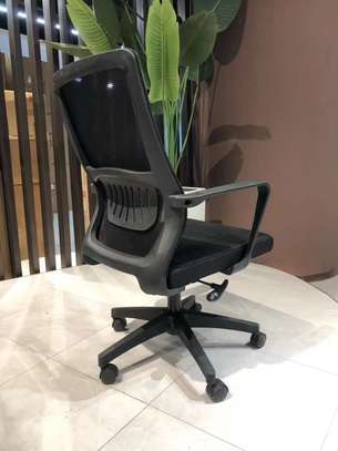 OFFICE CHAIR: Black High Back Office Chair image 5