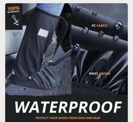 portable foldable reusable waterproof cover boots image 2