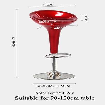 Simple Style Ceramic Swivel Barstool image 5