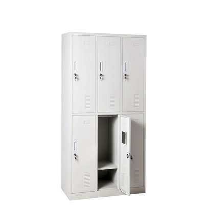 6-Door Metal Locker – Staff Storage Cabinet image 4