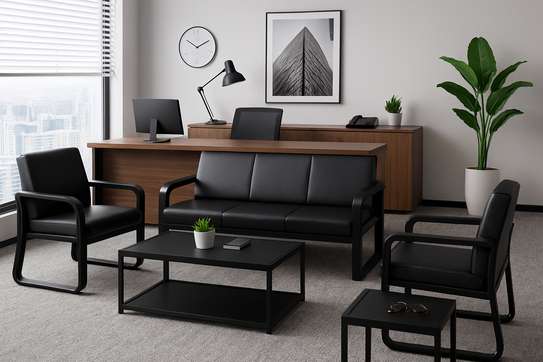 Office Sofa: Five Seater Office Sofa Set image 1