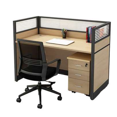 Office Workstation : Modern 1-way Office Workstation image 9