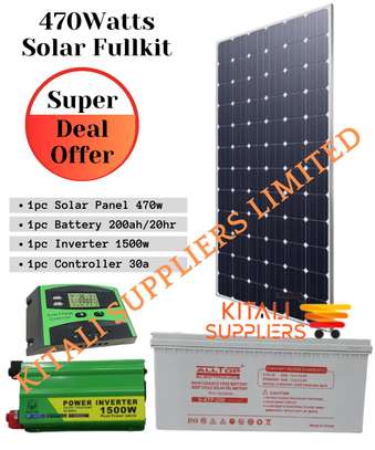 470watts Solar Fullkit. image 1
