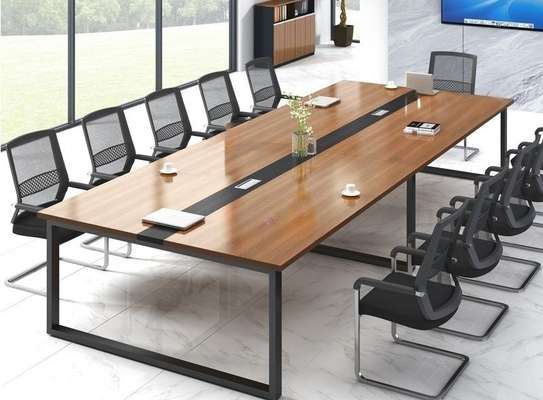 Office Table : Professional Imported Conference Table – 2.4M image 1