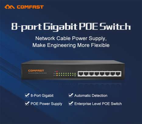 COMFAST CF-SG181P 10 port Gigabit POE Switch image 1