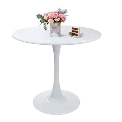 Wooden Cocktail Table with metallic stand image 3