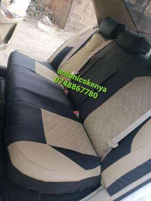 EXQUISITE SYNTHETIC LEATHER CAR SEAT COVERS image 3