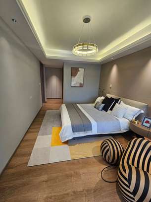 Luxury Living & Dining Room with Marble Floors image 10