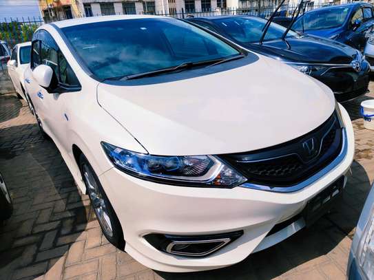 Honda Jade hybrid 2017 white image 1