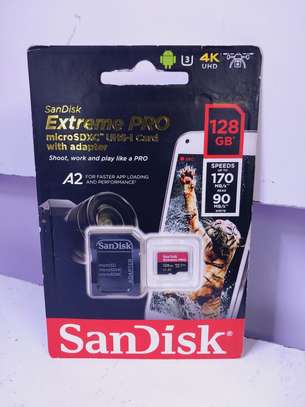 Sandisk 128GB Extreme Pro (170MB/S) Micro SDXC Card(Camera) image 1