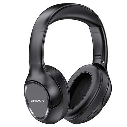 AWEI A770BL Wireless bluetooth Headphones HIFI Stereo 40mm Dynamic Driver Earphone 3.5mm AUX-In Foldable Over-head Gaming Sports Headset with Mic image 1