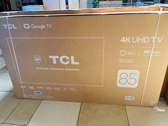 TCL 85 INCHES SMART UHD 4K FRAMELESS TV image 1