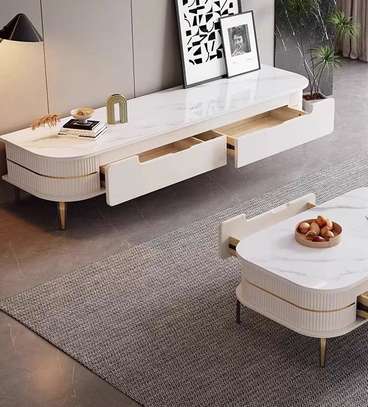 TV STAND: White Nice Tv Stand image 4