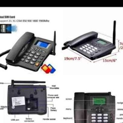 6588 GSM Fixed Wireless Phone with SIM Card Slot image 3