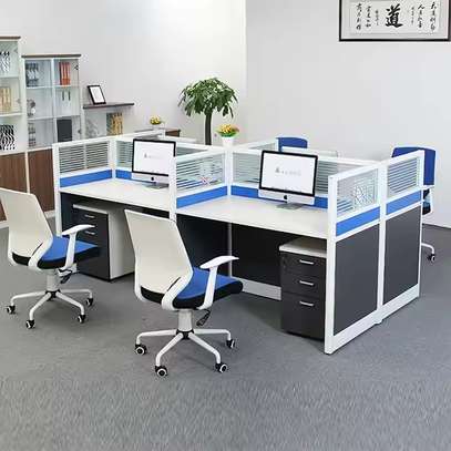 Collaborative 4-Way Modular Workstation. image 1