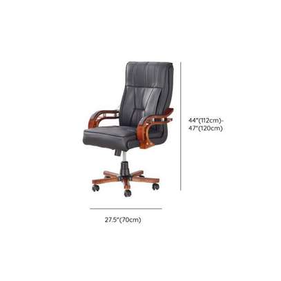 Office Chair: Ergonomic High Back Leather Executive Chair image 8