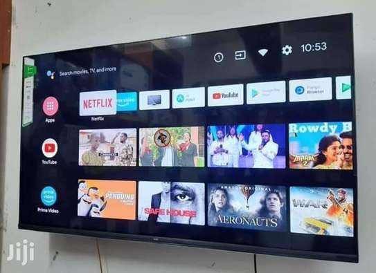 Syinix 43" Smart Android TV Frameless - Black image 2