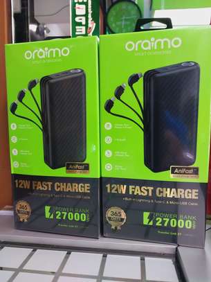 Oraimo Traveler Link 27 27000mah 12W Power Bank With Cables image 2