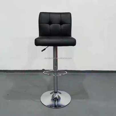 Adjustable Counter Leather Stool image 5