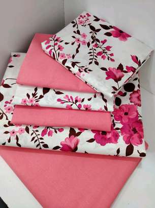 Cotton bedsheets with four pillow cases image 6
