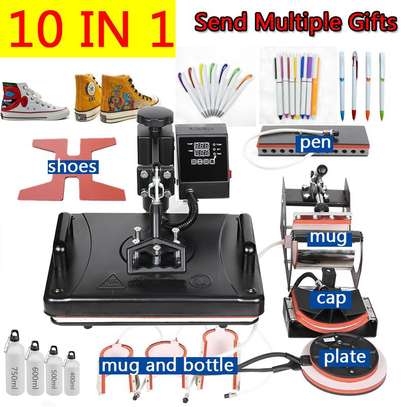 10 in1 Heat Press Machine Thermal Sublimation Transfer image 1