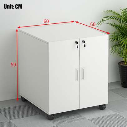 Office cabinet: Modern Wooden Filing Cabinet image 1