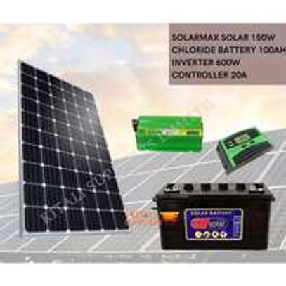 Solar Fullkit 150W With 100Ah Chloride Exide Battery image 3