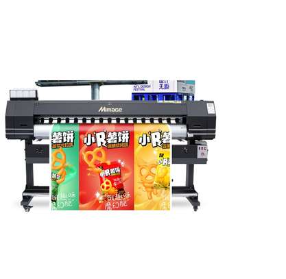 1.8m XP600 eco solvent wide format printer outdoor banner image 1