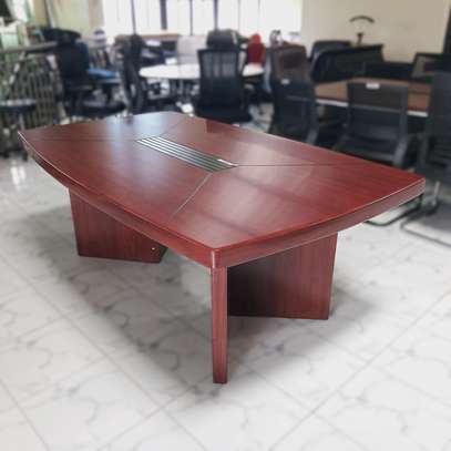 Boardroom Table: 240CM Mahogany Table image 4