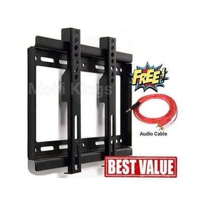 Generic 14" - 43" TV Wall Mounting Bracket + Audio Cable image 3