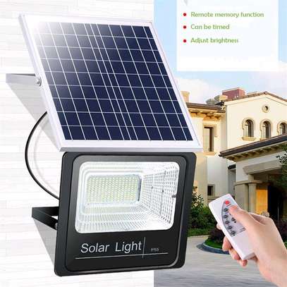 50W LED solar streetlight with radar light sensors image 1