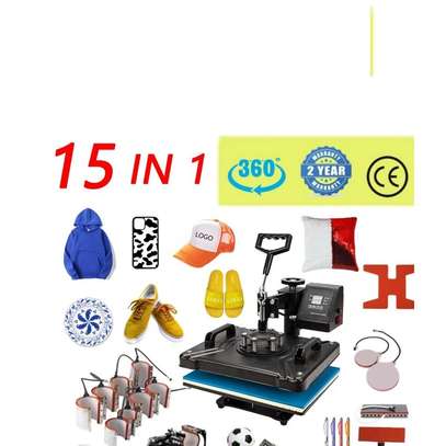 Cheap 15 in 1 heat pen press machine, sublimation printer image 1