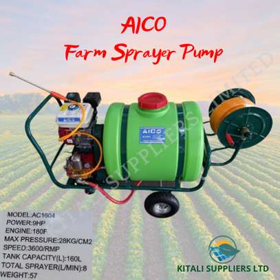 Aico petrol sprayer pump with 9hp engine and heavy-duty pump image 1