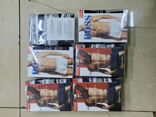 3 in 1 Cotton Men's Boxers Shorts
Size m to 3xl 
Ksh.1500 image 2