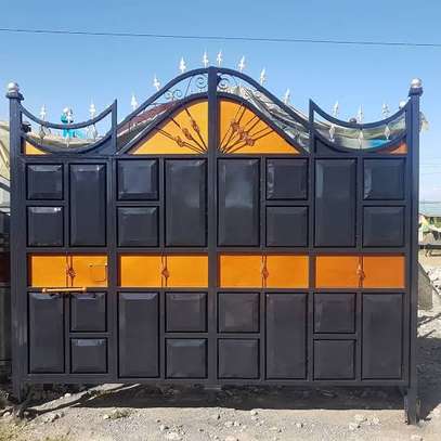 Elegant steel plus metal gates with executive finish image 7