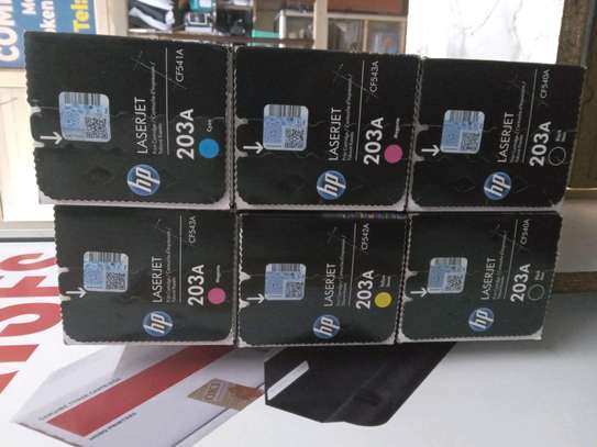Original HP toners cartridges
203A black&colours image 4