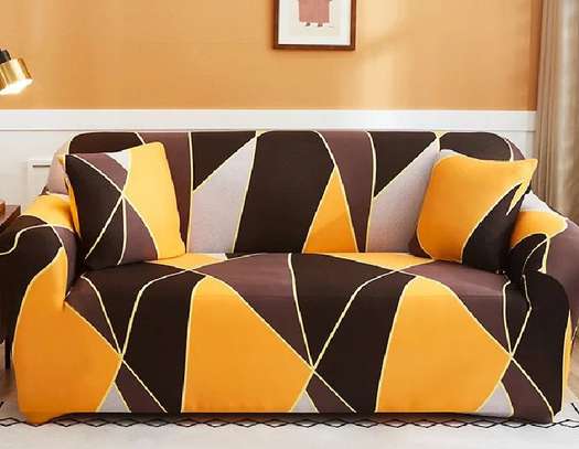 sofa cover, printed 2 seater image 1