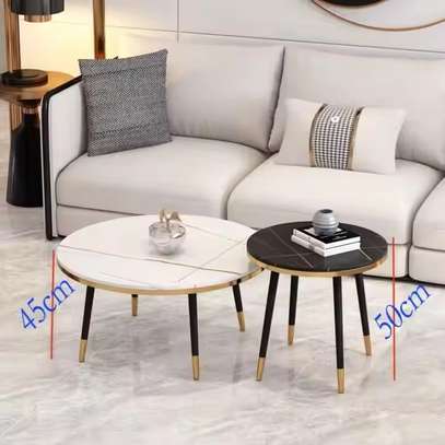 Ceramic Round Coffee Table image 2