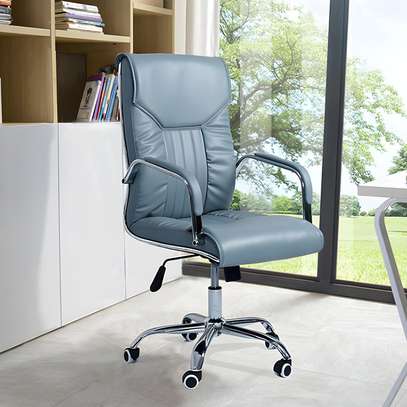 Office Chair: Ergonomic Modern High Back Fixed Arm Chair image 6