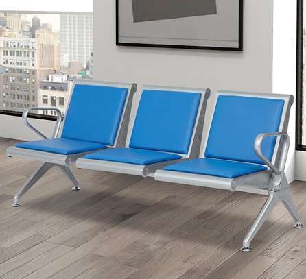 Customizable Stainless Steel Waiting Chair image 5