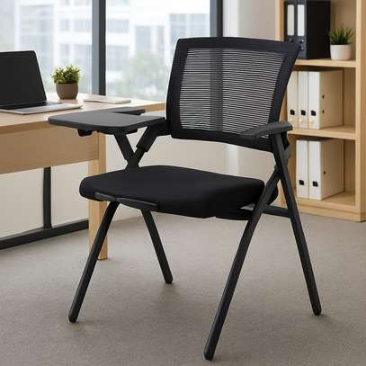 Office Chair: School Writing Black Chairs image 2